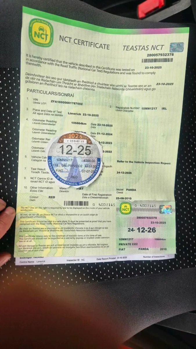 Fiat Panda 2010 1.1 New Nct Low mileage - Image 3