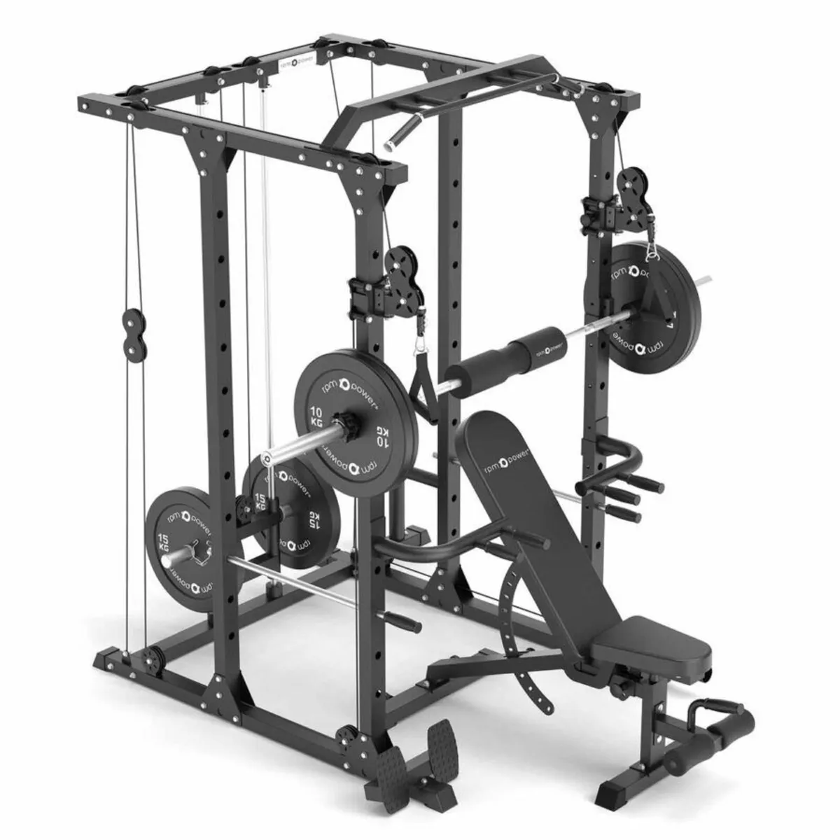 RPM V2 Gym Bundle (Rack ,Bench ,Barbell ,Plates) - Image 2