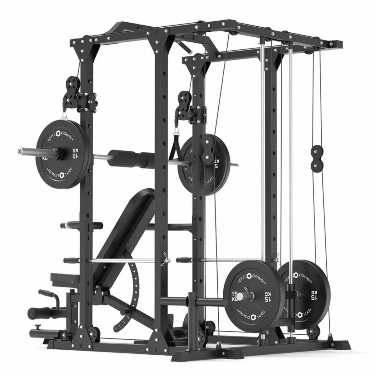 RPM V2 Gym Bundle (Rack ,Bench ,Barbell ,Plates) - Image 3