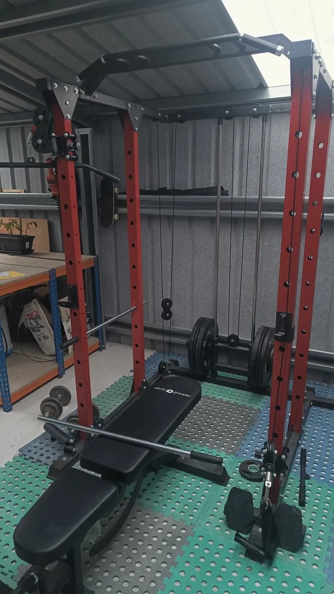 RPM V2 Gym Bundle (Rack ,Bench ,Barbell ,Plates) - Image 1