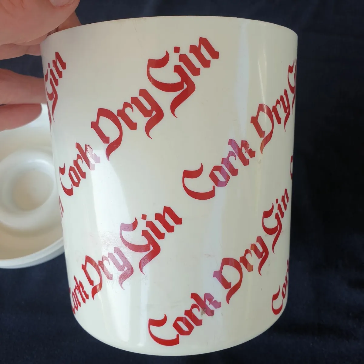 Vintage Cork Dry Gin ice bucket - Image 2