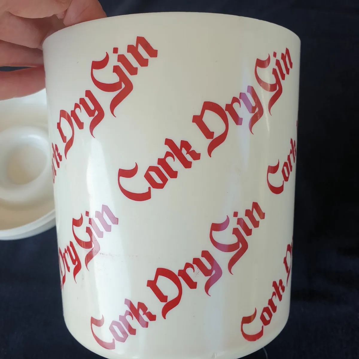 Vintage Cork Dry Gin ice bucket - Image 3