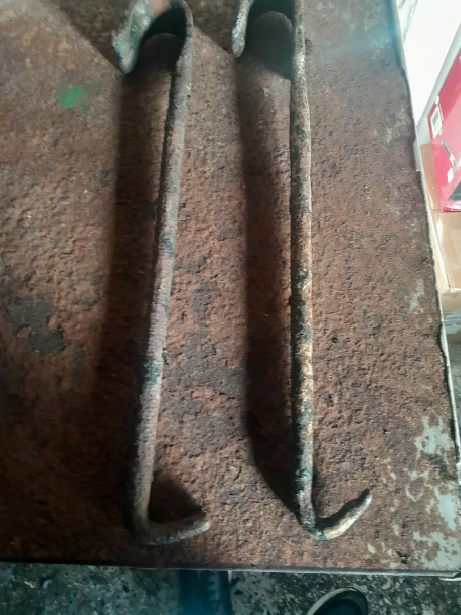 Two vintage  pot hooks - Image 1