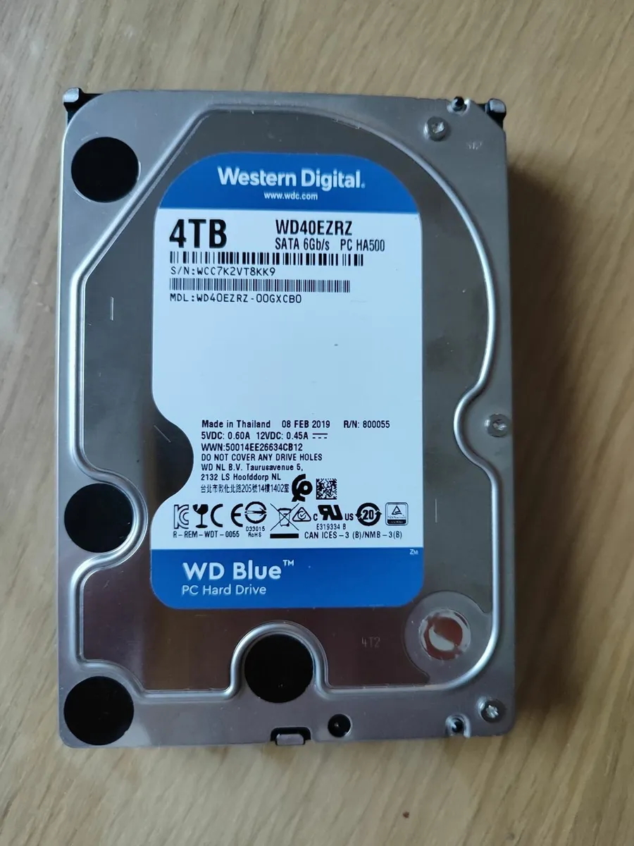 4T Western Digital hard drive - Image 1