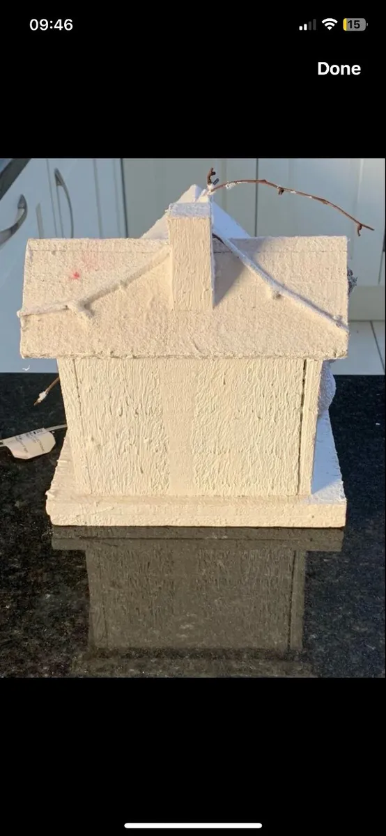 Light up Wooden Cabin Christmas Decoration - Image 3