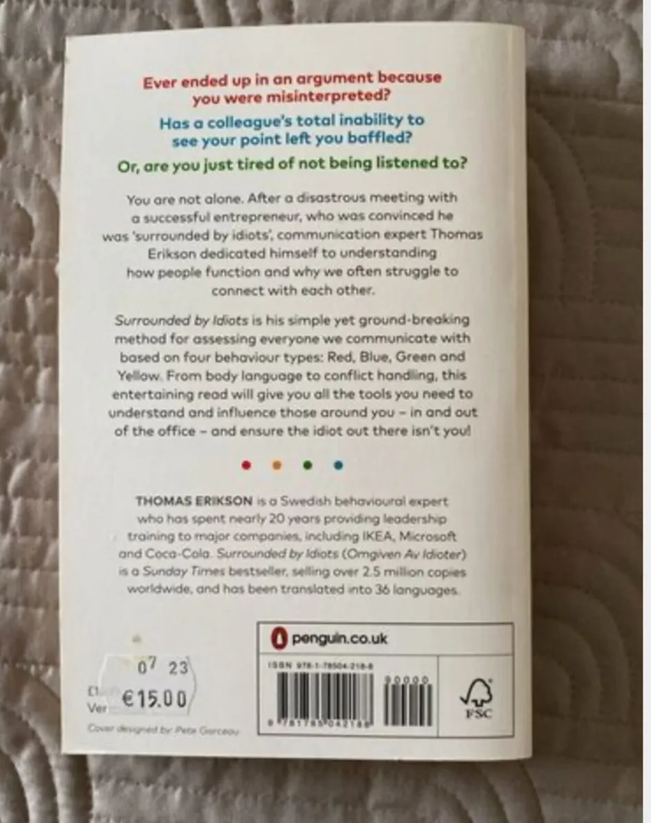 Book: Thomas Erikson: Surrounded by Idiots - Image 2