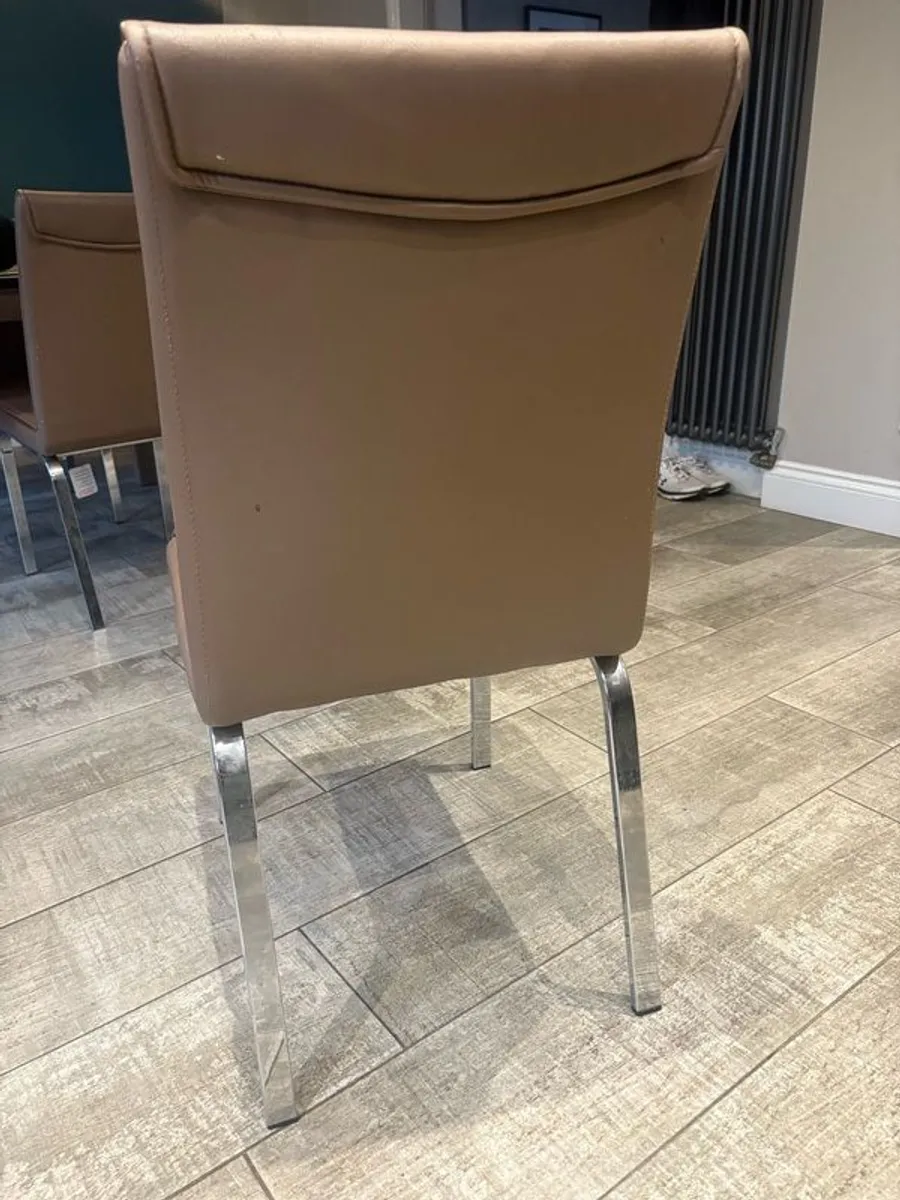 Taupe dining chairs  GREAT CONDITION - Image 3