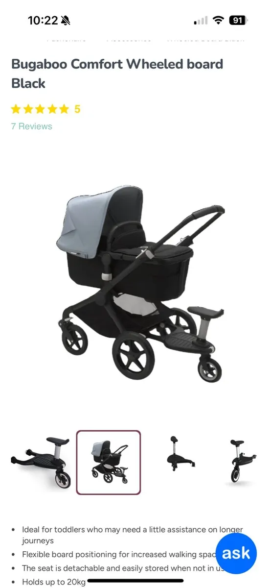 Bugaboo buggy board - Image 2