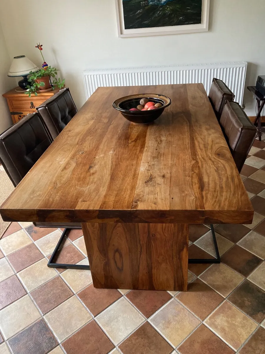 Dining table and chairs