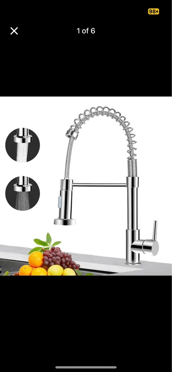 Chrome kitchen tap new - Image 1