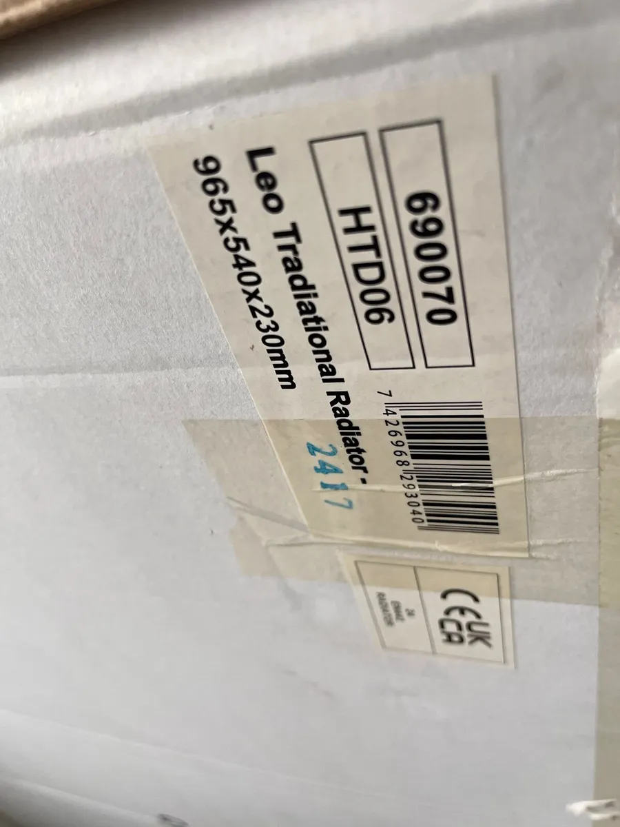 Traditional Cast Iron Bathroom Radiator with towel - Image 2