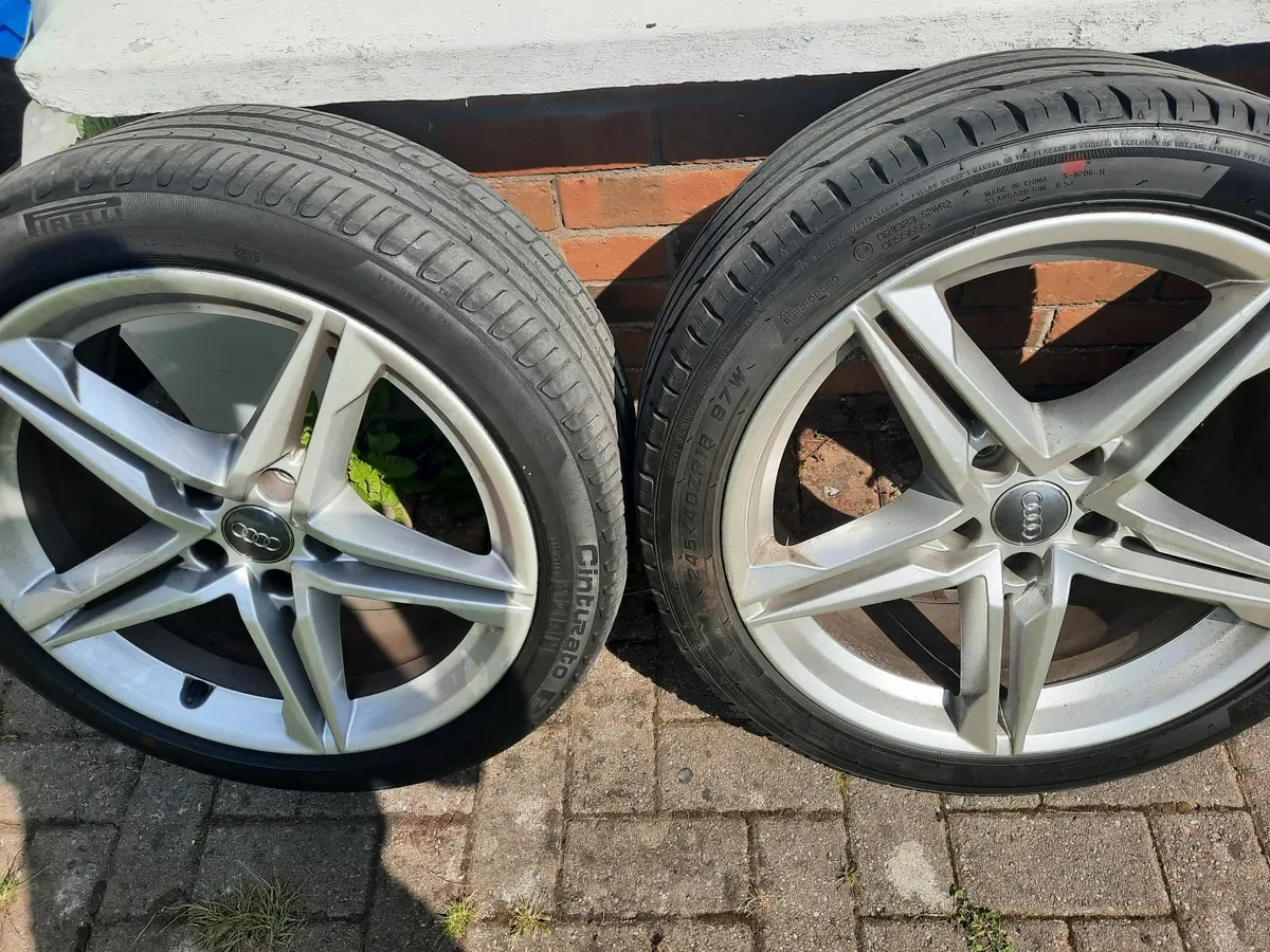 AUDI A4 S line 18inch alloys with excellent tyres - Image 4