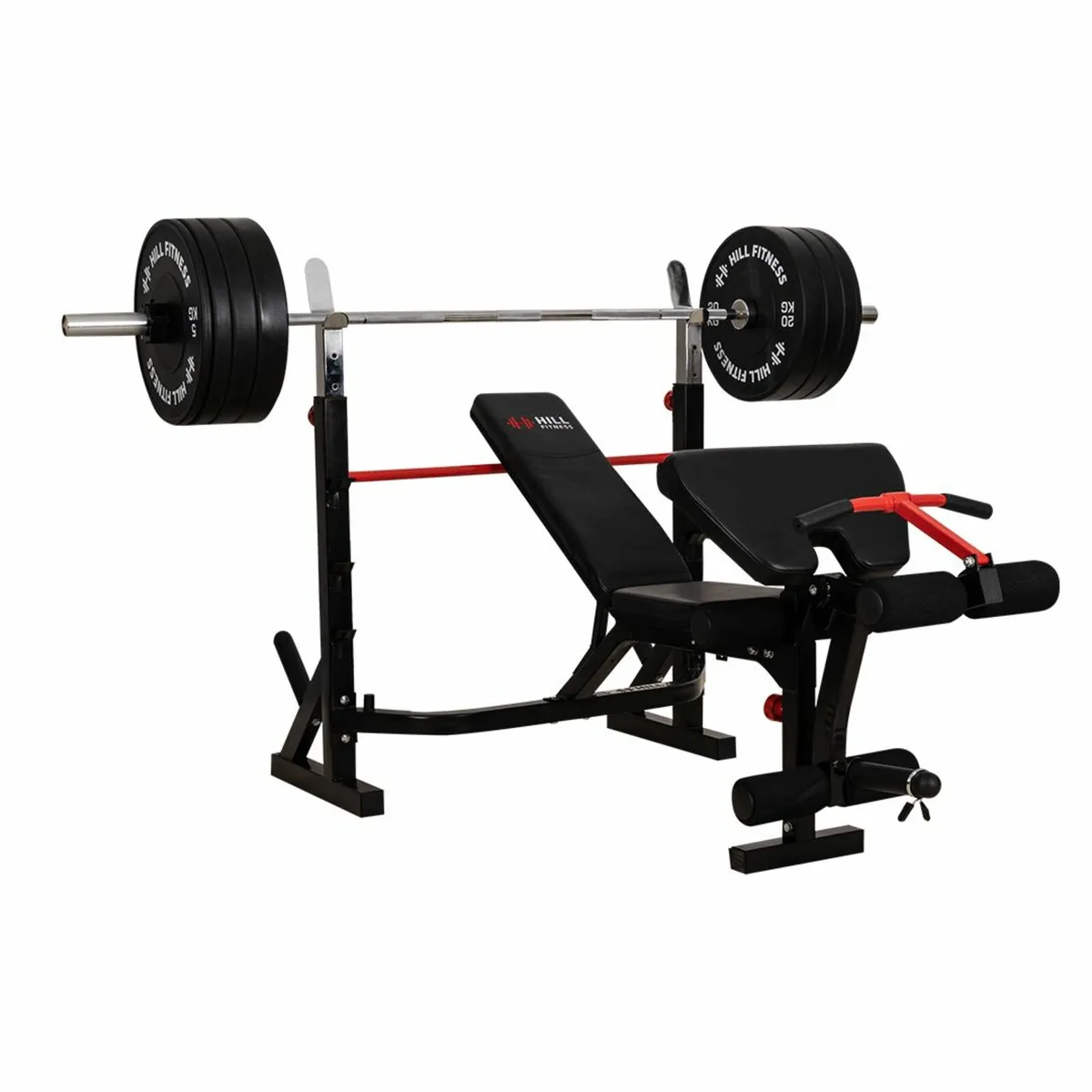 Olympic Weights Bench with Preacher Curl / Leg Gym - Image 1