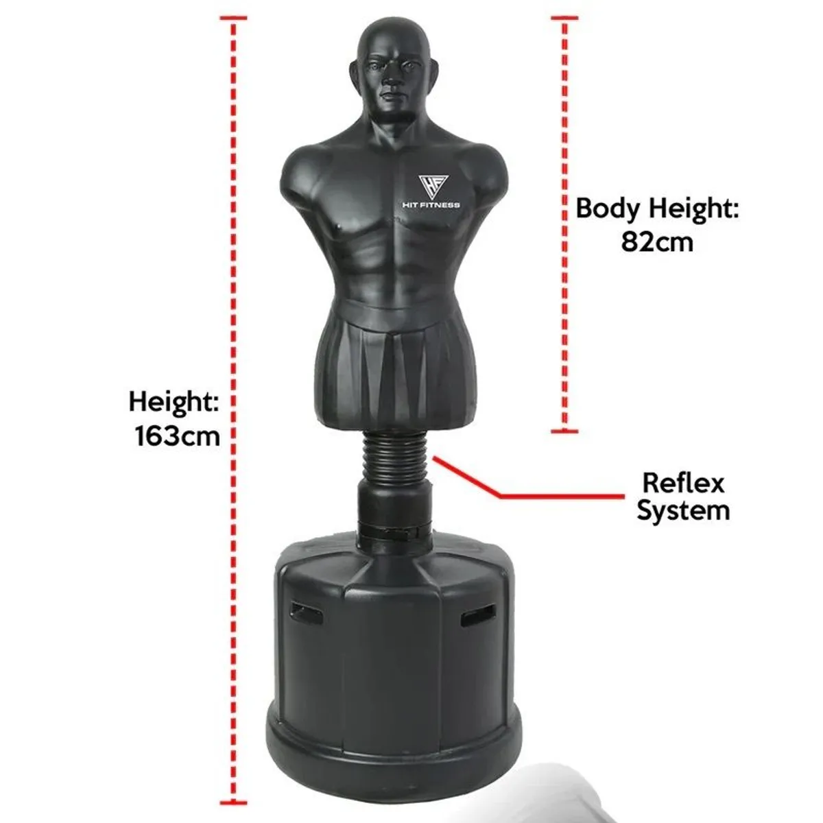 Hit Fitness Pro Boxing Man Free Standing Punch Bag 5.3ft | 95kg - Image 1