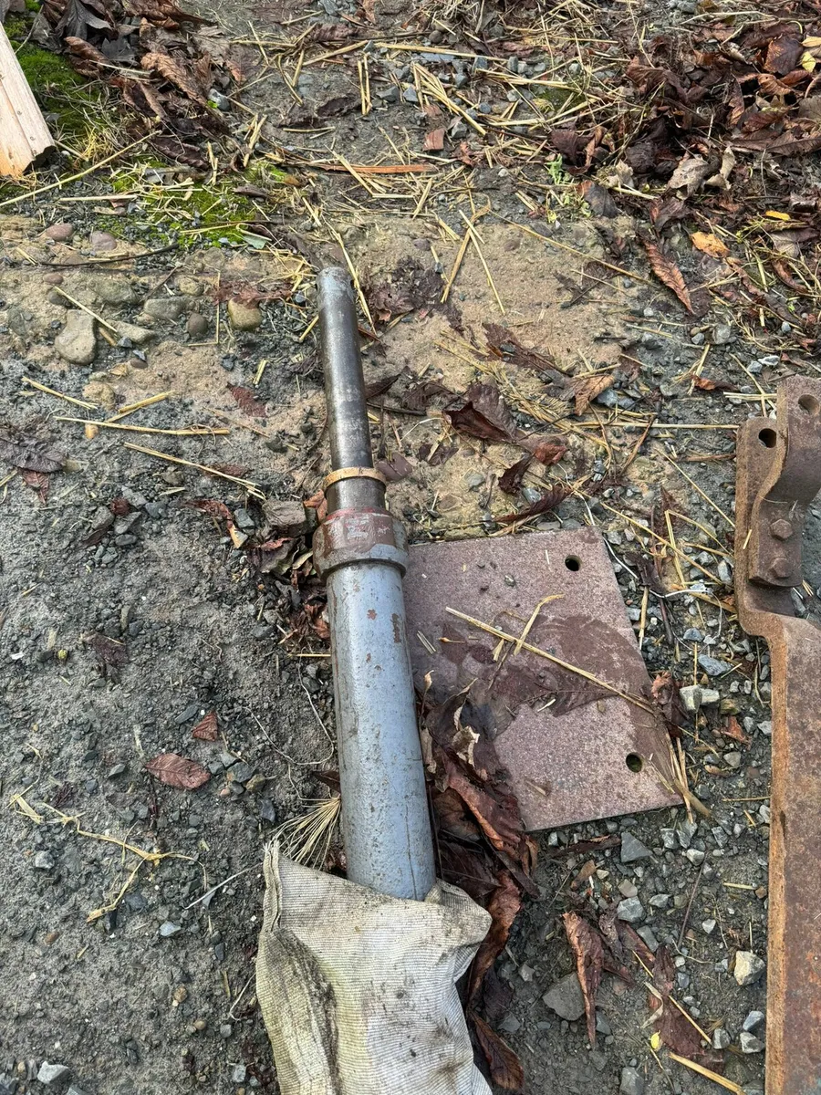 Antique cabinet, pool table,trailer ram - Image 4