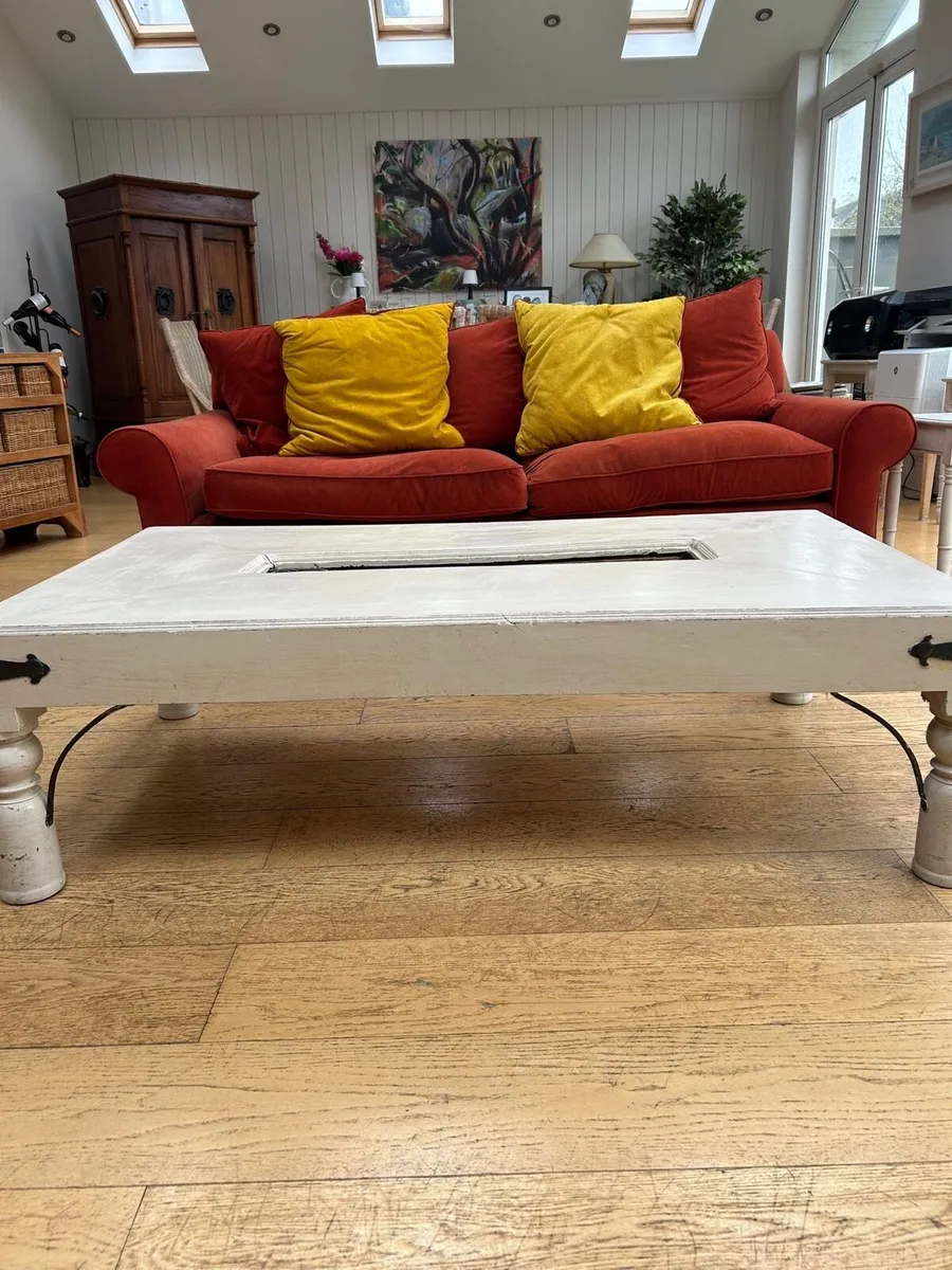 South African solid wood coffee table - Image 1