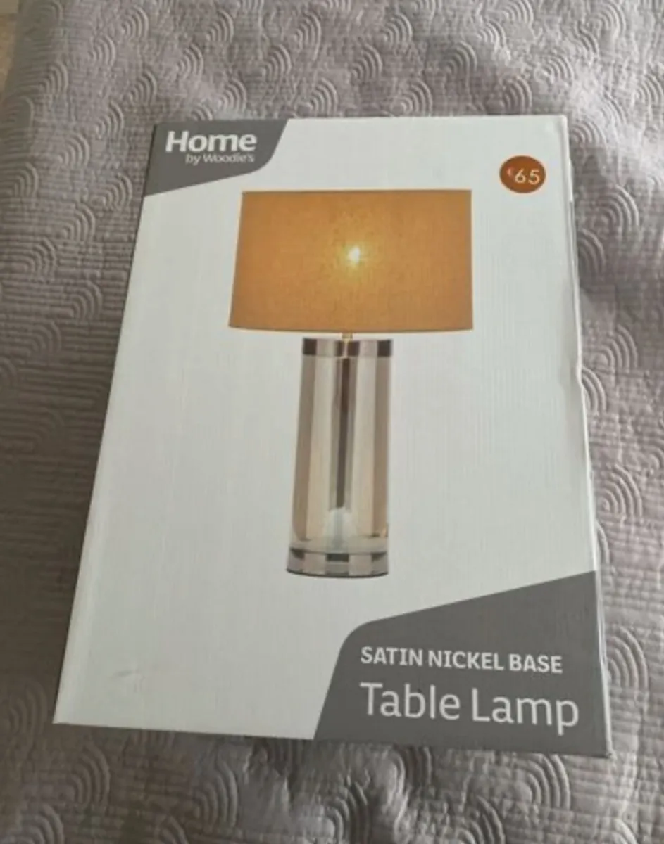 Lamp - Satin Nickel/Ochre- Woodies - Image 1