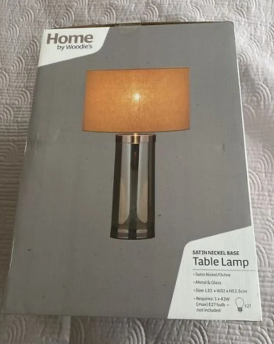 Lamp - Satin Nickel/Ochre- Woodies - Image 3