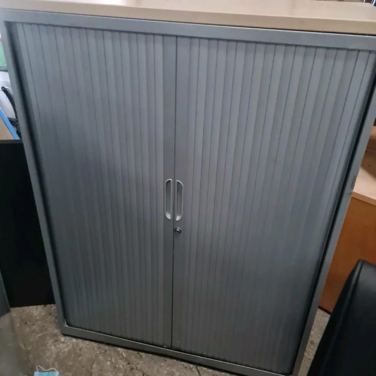 Tambour storage cabinet - Image 1