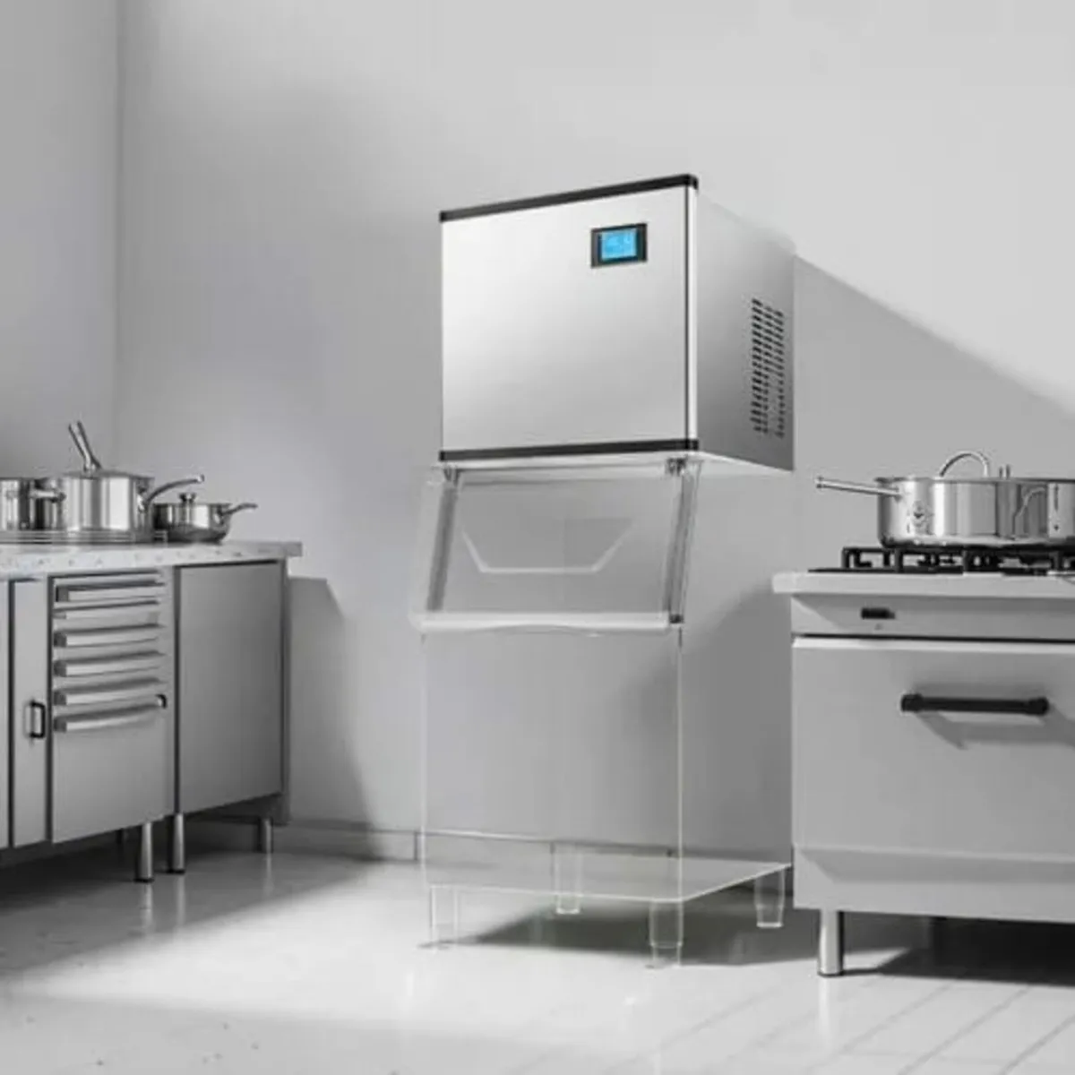 Commercial Ice Maker 500 lbs/24 h Self-Cleaning Ic - Image 2