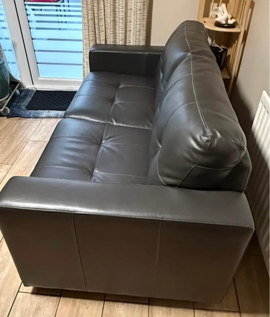 Chocolate Brown 2 Seater Couch-Excellent Condition - Image 2