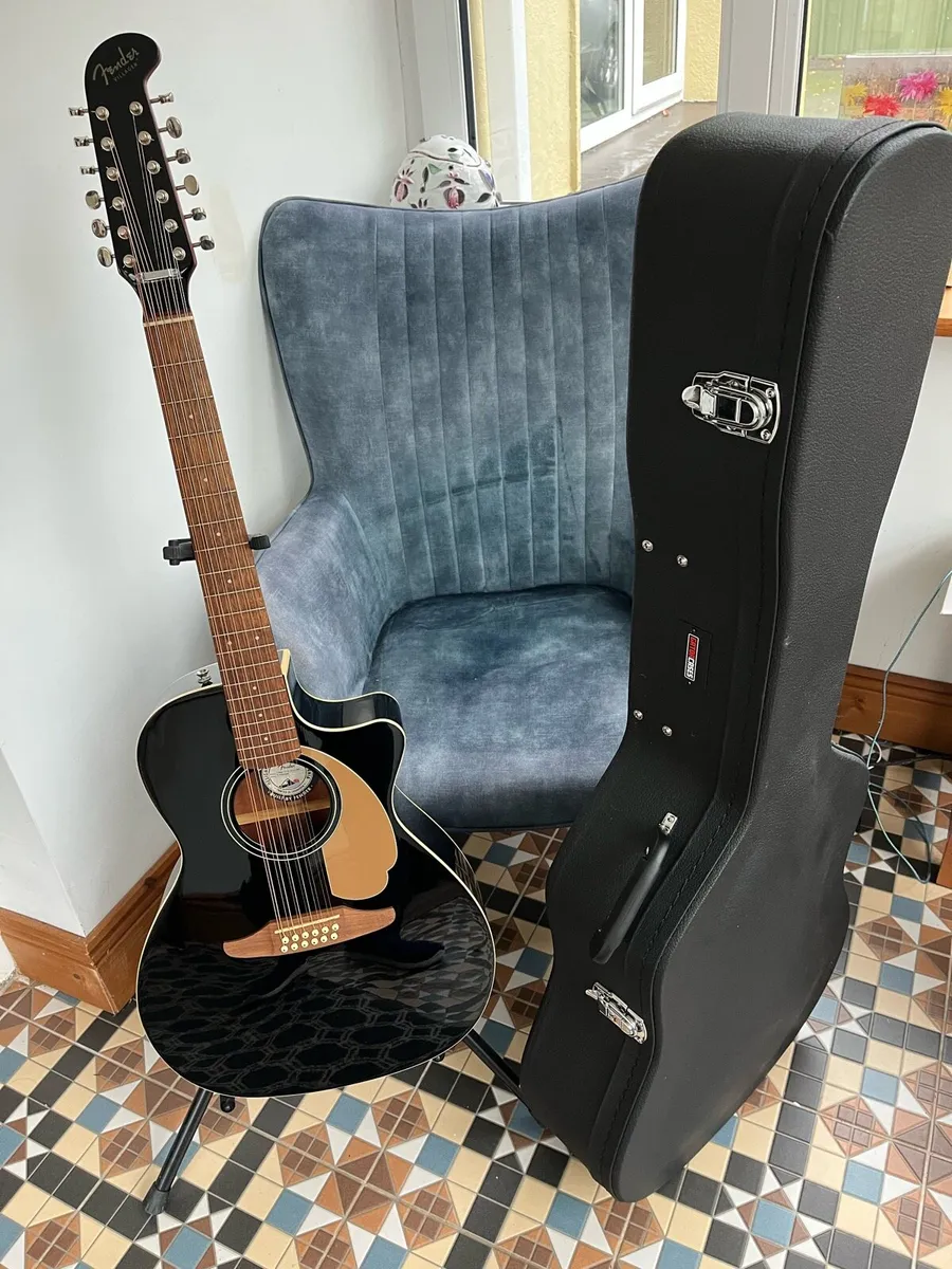 Fender Villager and Case - Image 1