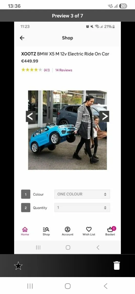 Bmw  Kids Electric Ride on Car - Image 2