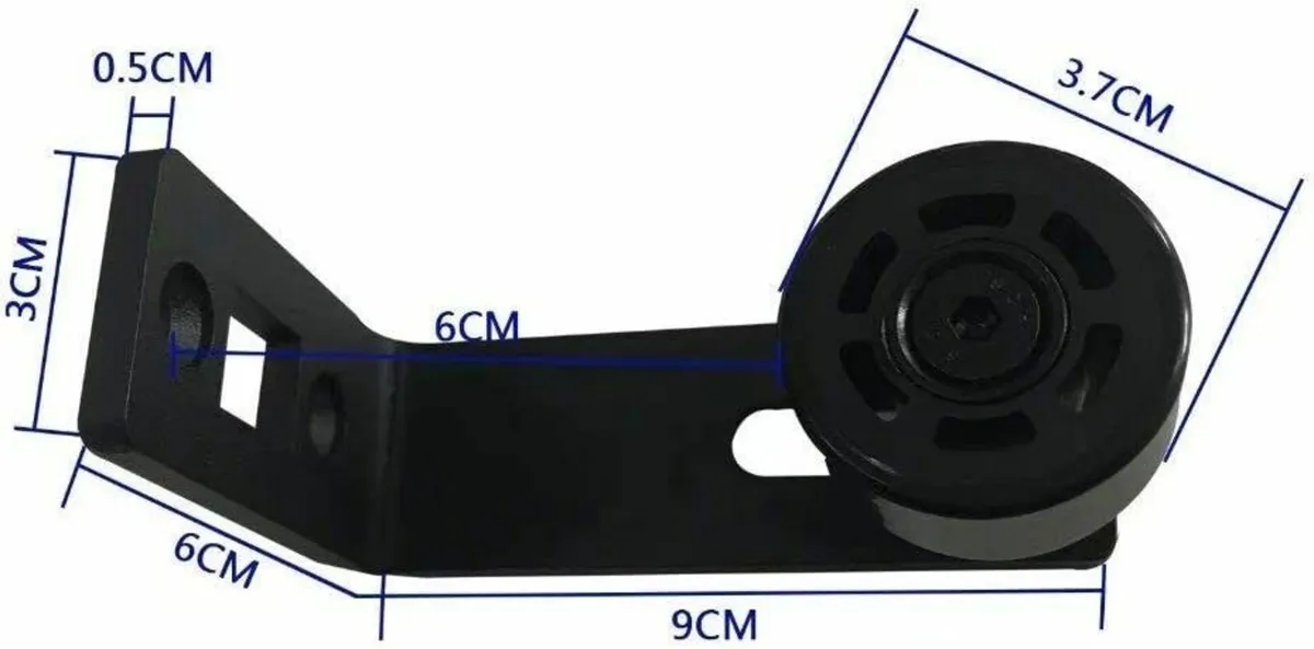 Door Slide Barn Hardware Heavy Duty with Guide - Image 4