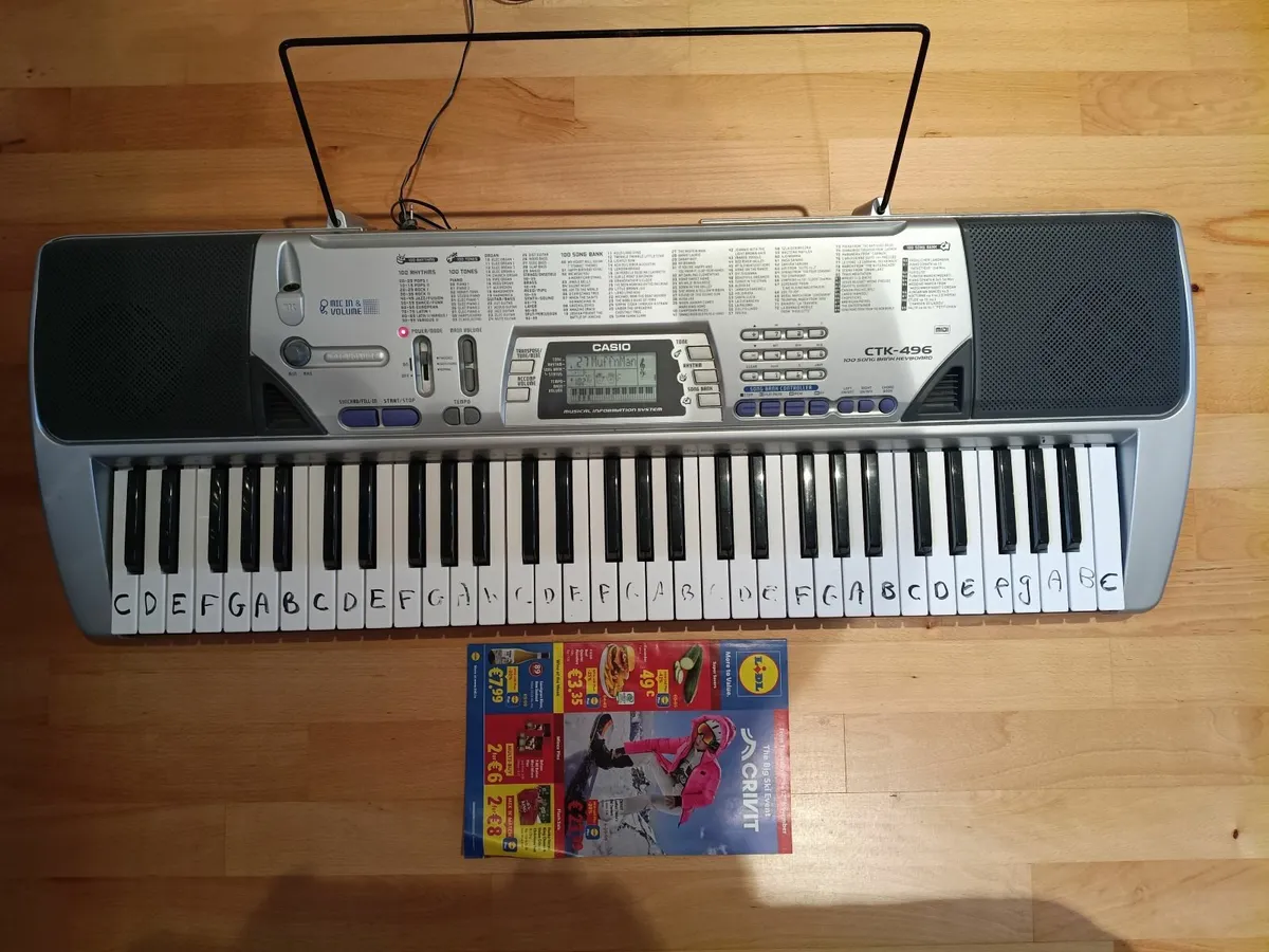 Piano KEYBOARD - Casio CTK-496 Like New Condition - Image 1