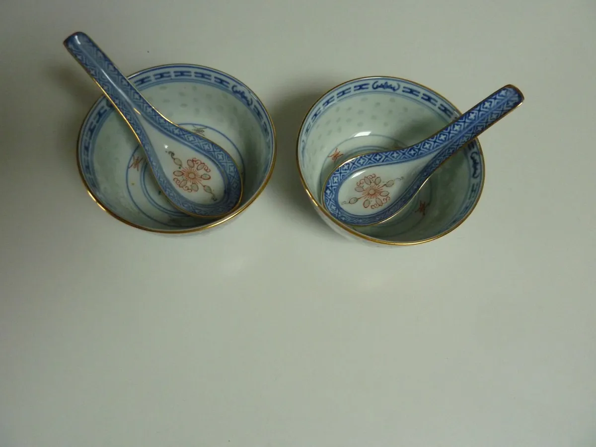 Vintage Chinese rice/ soup bowl sets