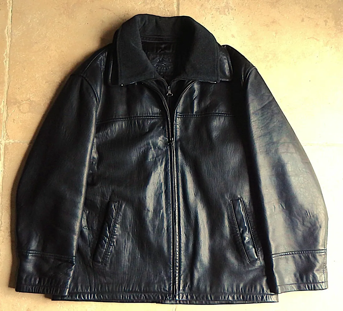 Gents Jones Diuision Black Soft Leather Jacket - Image 1