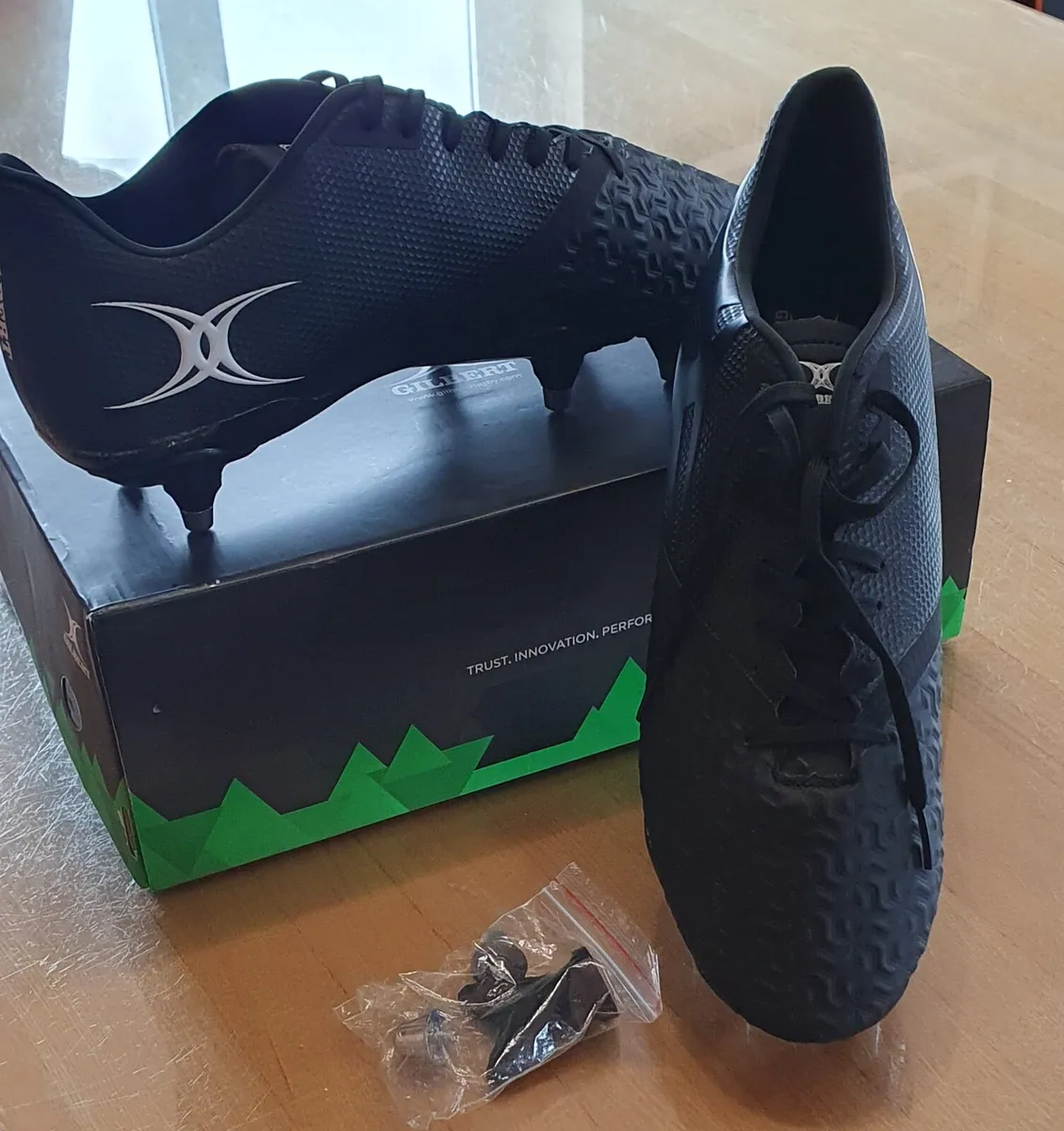 New Adult Gilbert Rugby Boots Size 12 - Image 1