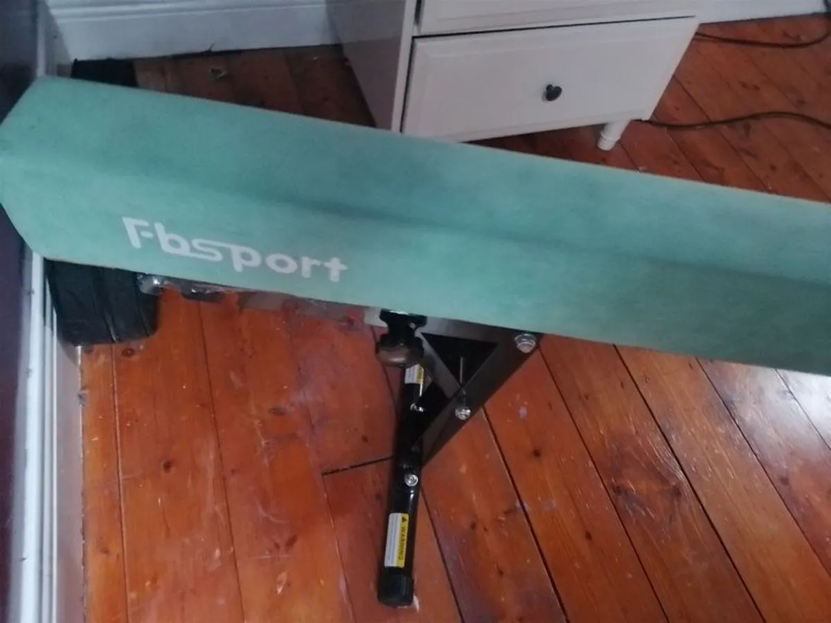 Fbsport 8ft adjustable gymnastics balance beam - Image 1