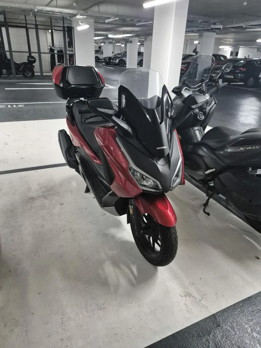 2023 Honda Forza 350CC Scooter, Red - Image 1
