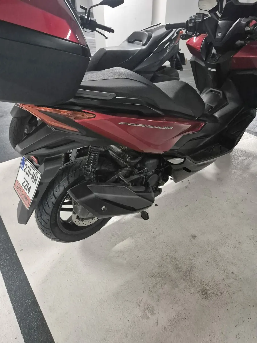2023 Honda Forza 350CC Scooter, Red - Image 2