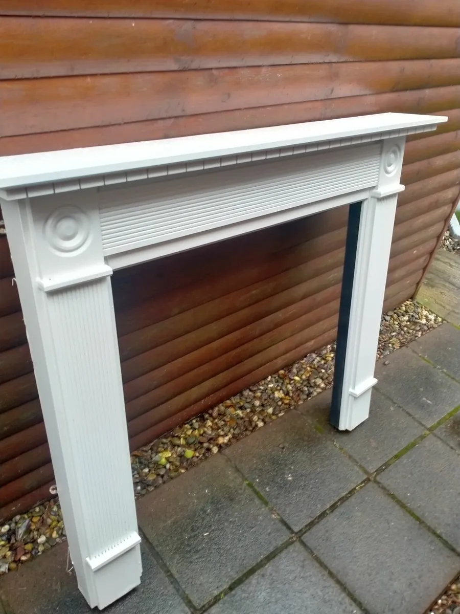 Wooden fireplace  surround - Image 1