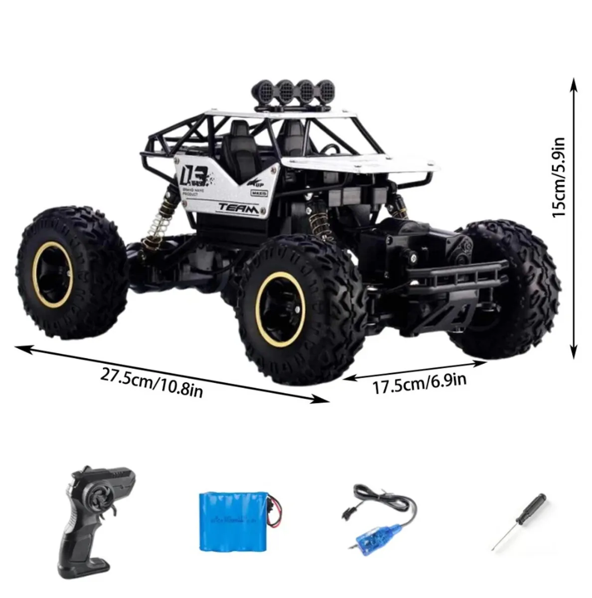 NEW 4WD RC Remote Control Stunt Car Monster Truck - Image 4