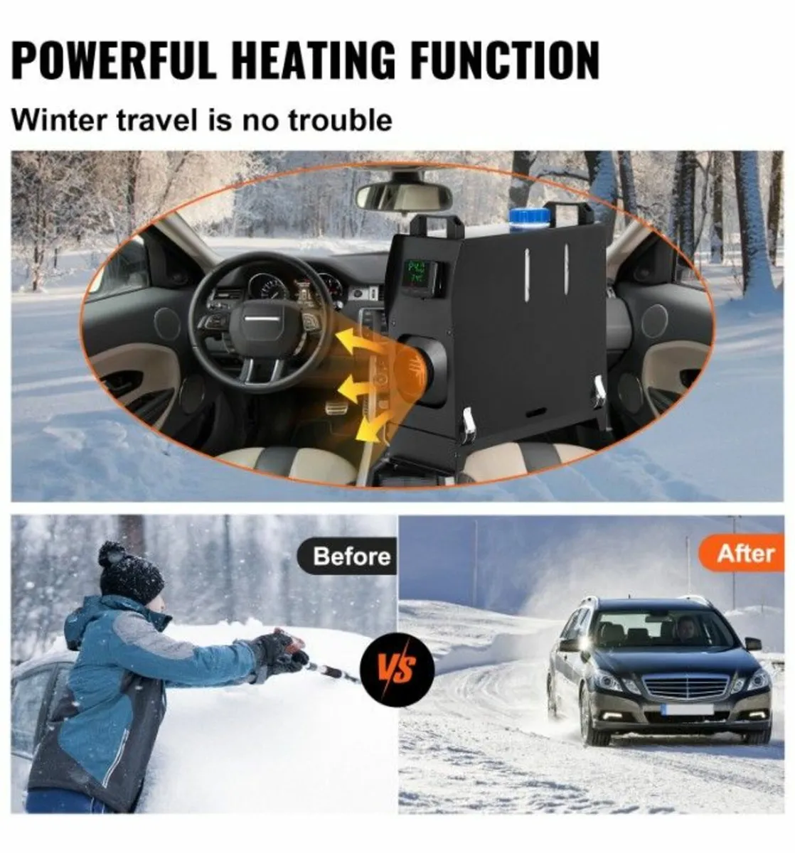 8KW Diesel Air Parking Heater, All in One, 12V - Image 4