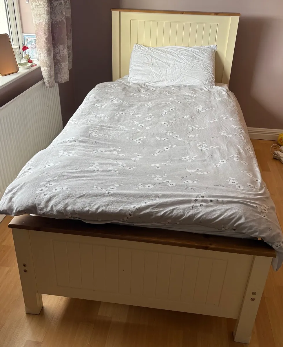 Bed Frame and matching chest of drawers - Image 1