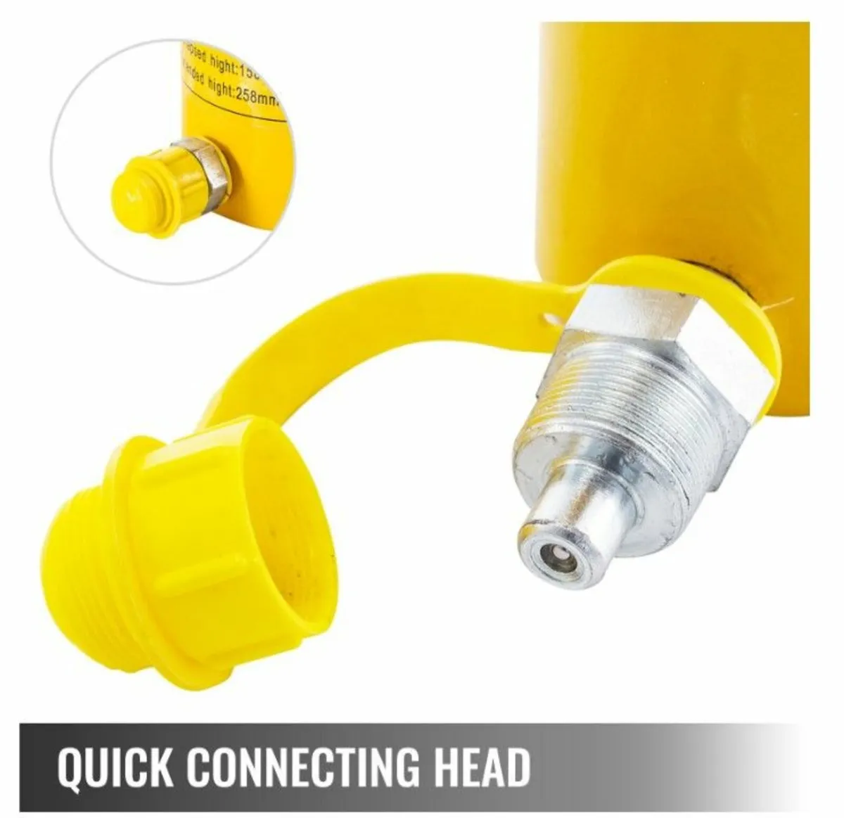 60T 2 Inch Hollow Plunger Hydraulic Cylinder Jack - Image 2