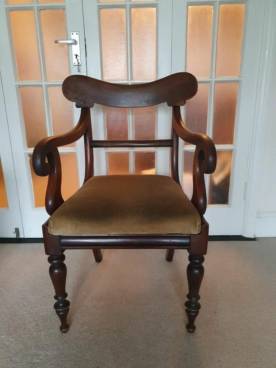 Antique Hall/Bedroom Chair - Image 2
