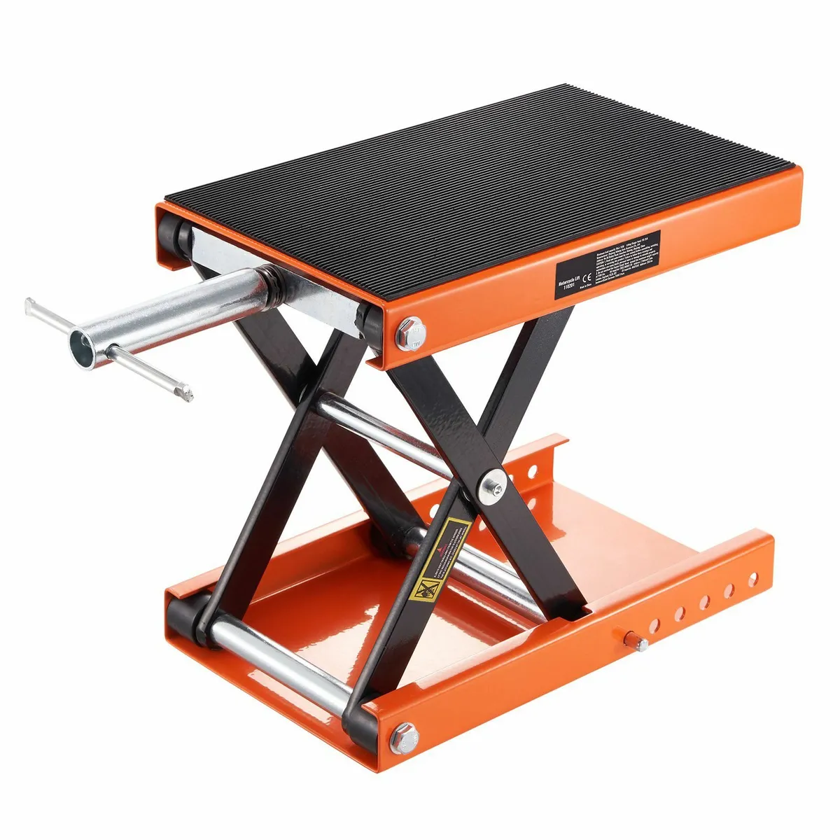 Motorcycle Scissor Jack Lift 1100 lbs Wide Deck - Image 1