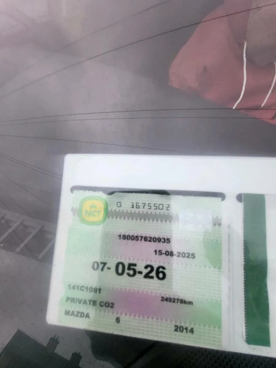 Mazda 6 2014 nct and Taxed - Image 1