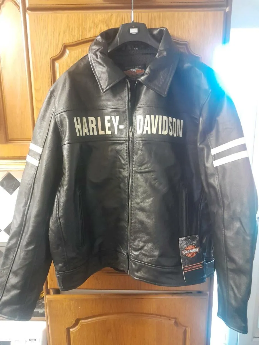 New Harley davidson real leather jacket xxl - Image 1
