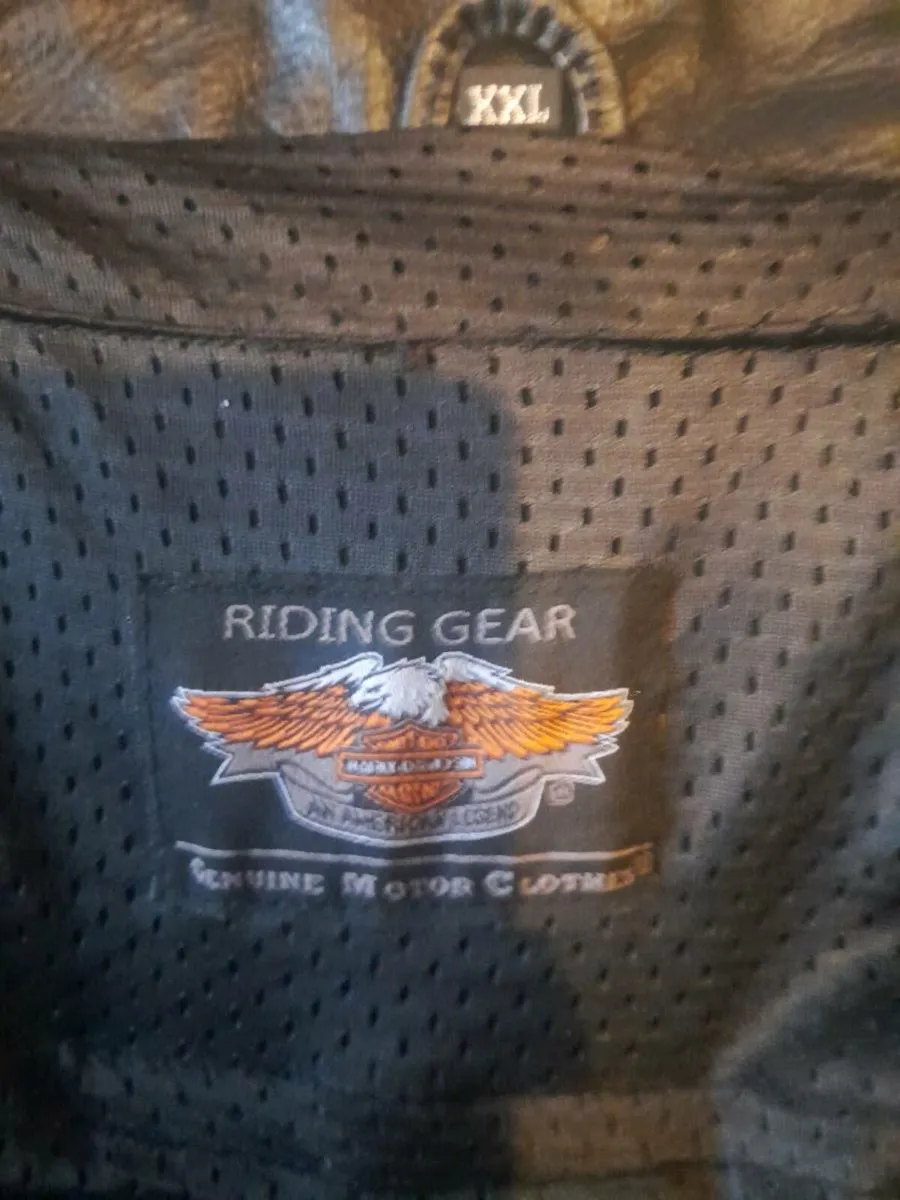 New Harley davidson real leather jacket xxl - Image 3