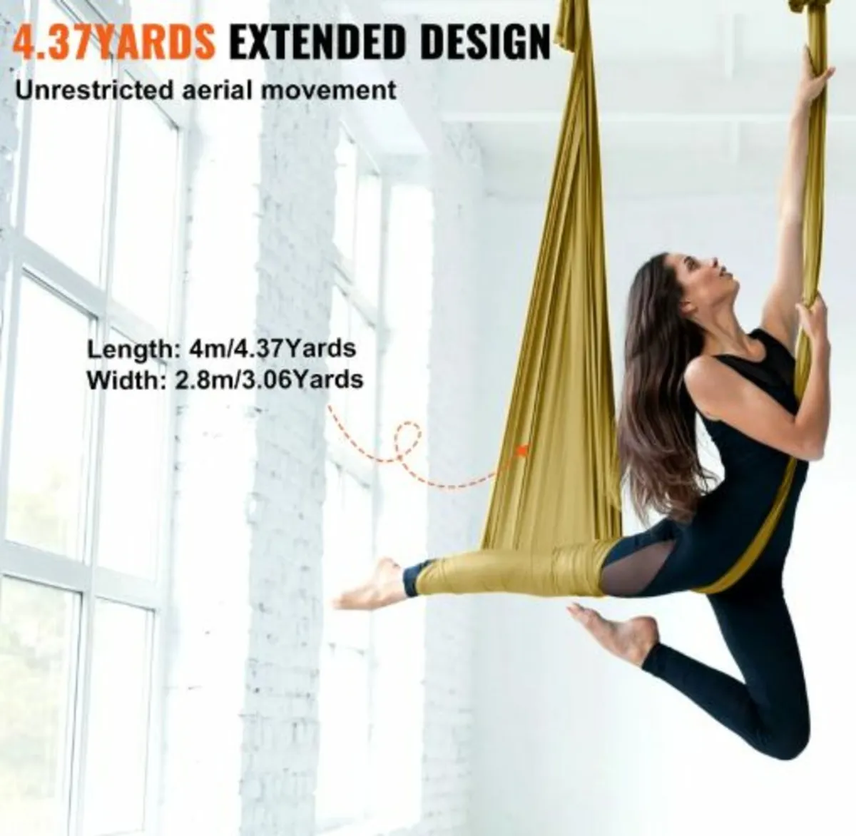 Aerial Yoga Hammock & Swing, 4.4 Yards,Aerial Yoga - Image 4