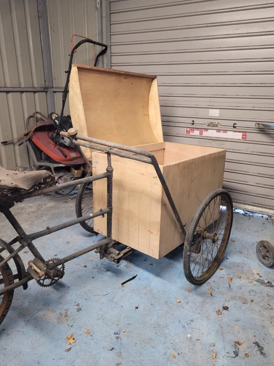 Rare 1920s Delivery Tradesman Bicycle - Image 3