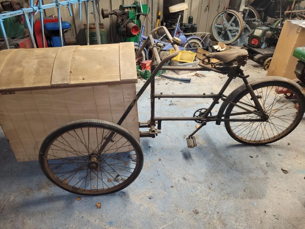 Rare 1920s Delivery Tradesman Bicycle - Image 4