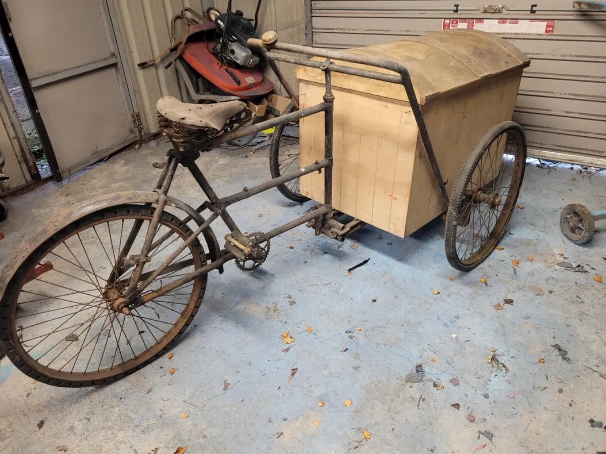 Rare 1920s Delivery Tradesman Bicycle - Image 1