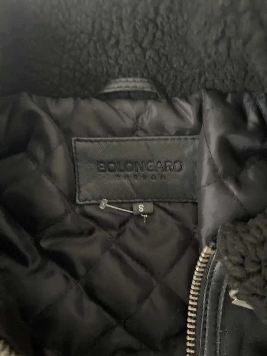 Bolongaro trevor sheep leather bomber jacket - Image 2